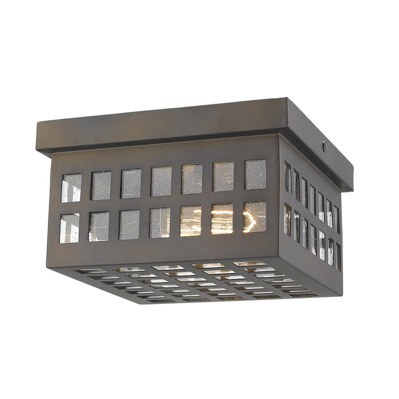 Hobbs Flush Mount, Oil-Rubbed Bronze