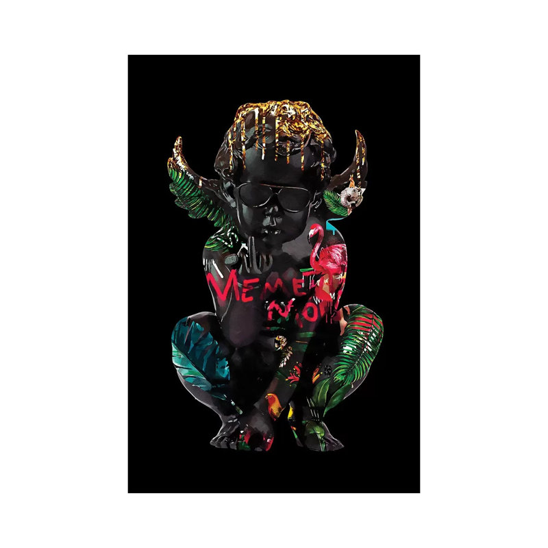 Memento Mori | Angel by Danilo De Alexandria - Print on Canvas, 152.4cm H x 101.6cm W x 3.81cm D, Wrapped Canvas