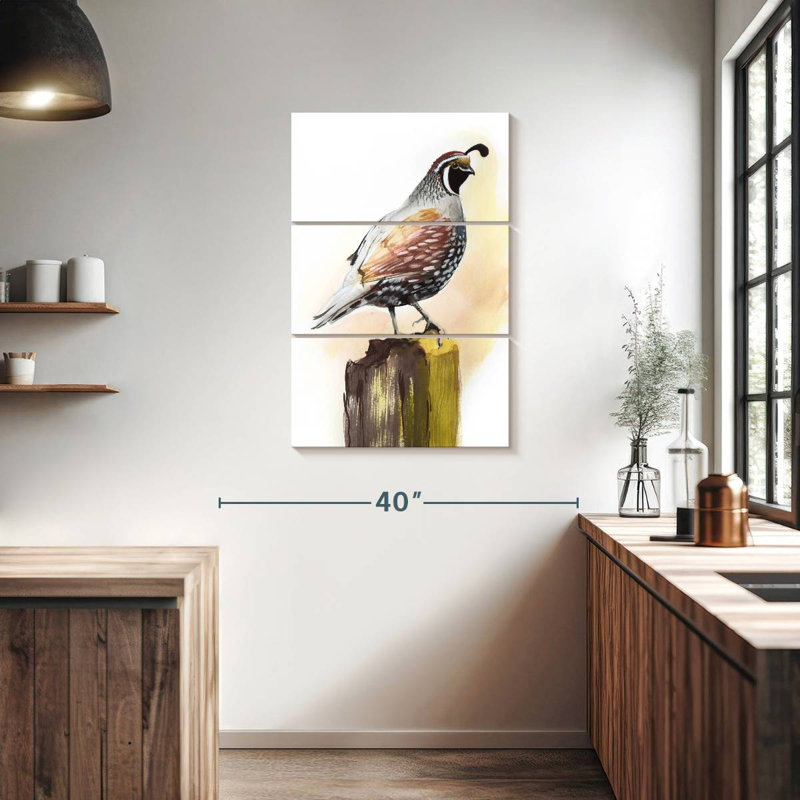 Brampt Quail, 38" H x 24" W