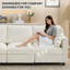 Canapé modulaire moderne en chenille 4 places-652775595