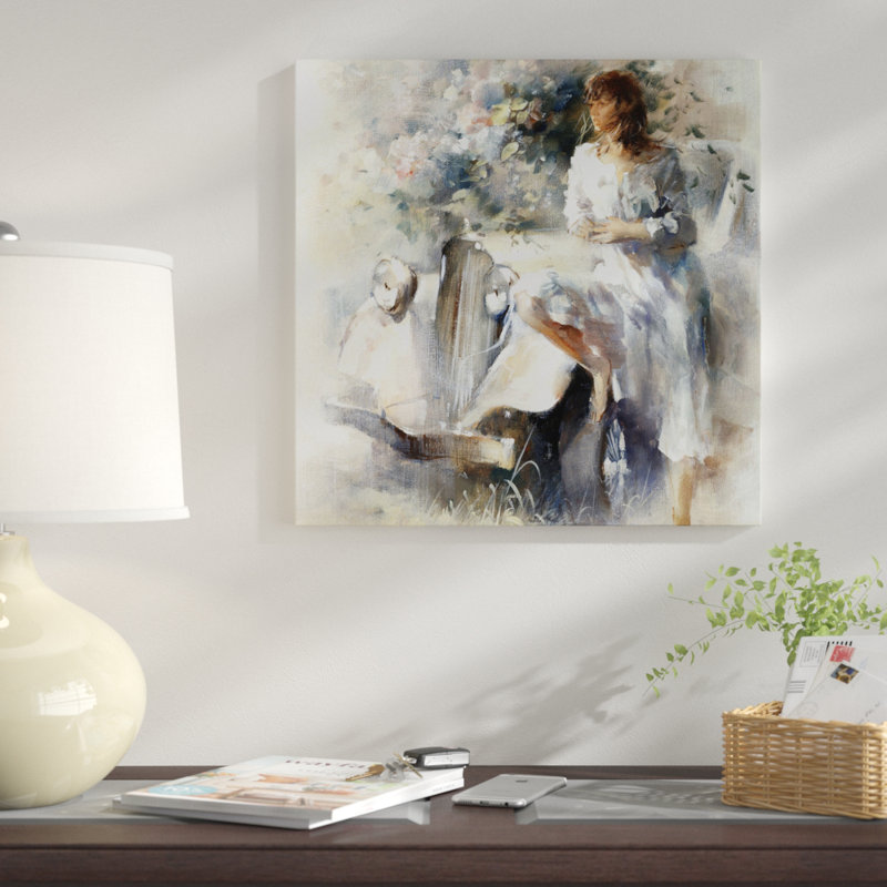 Nostalgie par willem haenraets - estampe numérique sur toile tendue avec châssis, H 26 po x l 26 po x P 1,5 po, Pas de tapis