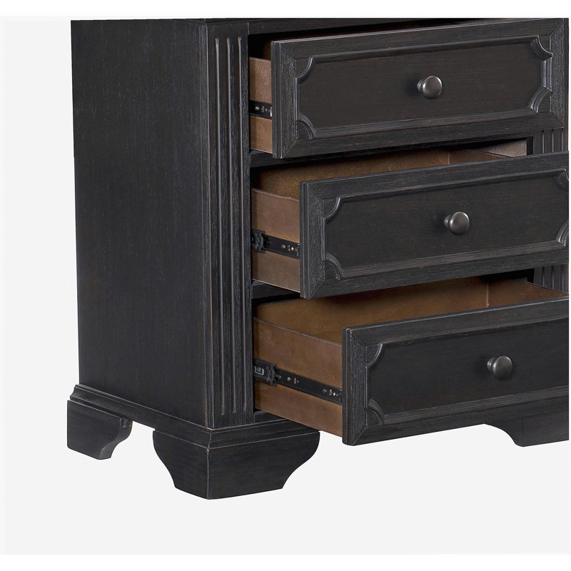Table de chevet 3 tiroirs Traditional Design