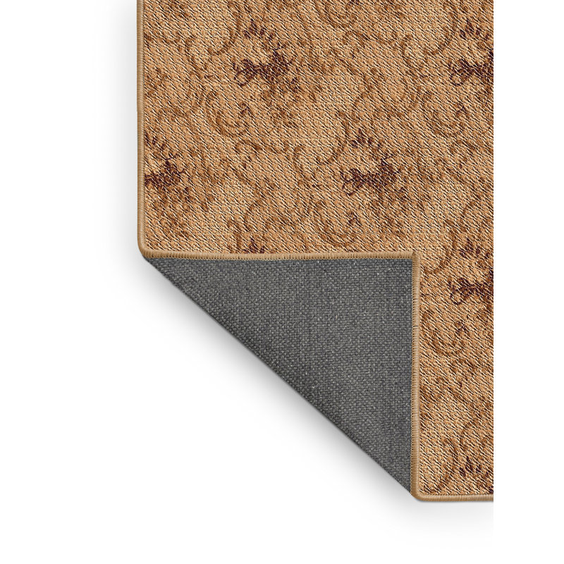 Tapis de zone brun à motif Timmothy, Rectangle 2 pi x 3 pi