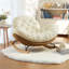 Chaise berçante moderne rembourrée-106038664