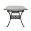 Table de patio extensible en fonte Cast