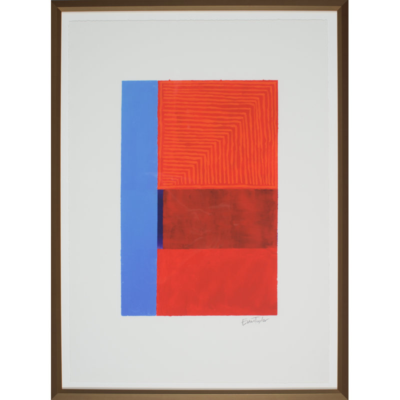 Marfa 2 par Evan Taylor - Peinture, Cadre flottant en papier