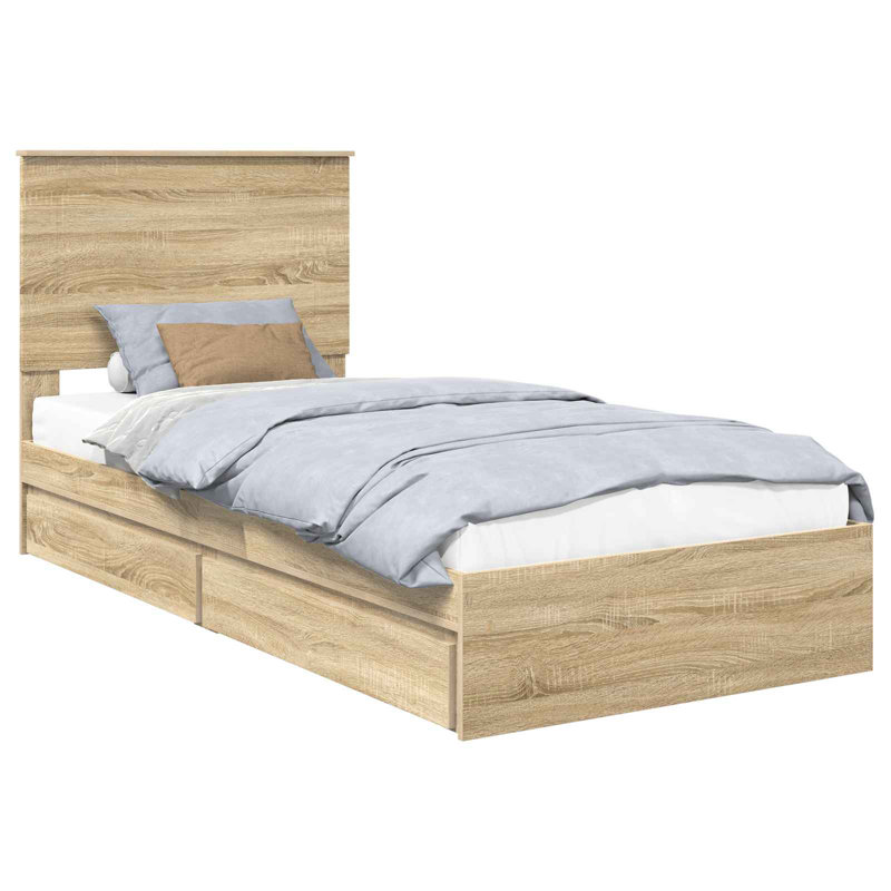 Bed, Sonoma Oak, Small Single (2'6)