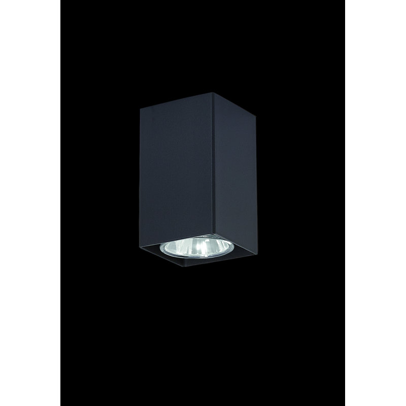 Lusby Flush Mount, Black