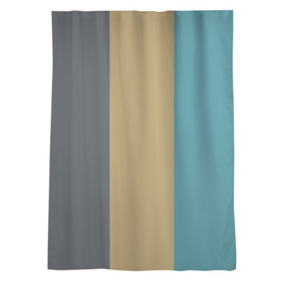 Panneau de rideau simple diaphane avec passe-tringle Stripes