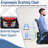 Drafting Chair Ergonomic Tall Office Chair Adjustable Height Computer Chair With Lumber Support Mid Back Task Mesh Desk Chair With Flip Up Arms Footrest Drafting Swivel Stool For Standing Desk, White-1138471988