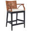 Tabouret de comptoir rembourré Caedon Gianni-1806744776