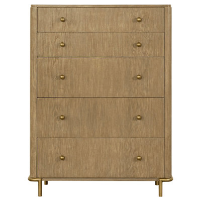 Stevie Sand Wash Rectangular 5-drawer Chest
