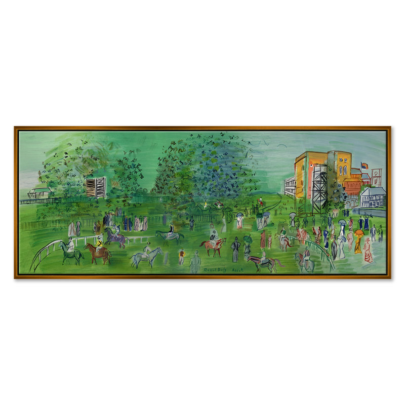 "Le Grand Prix A Ascot par Raoul Dufy - Toile"