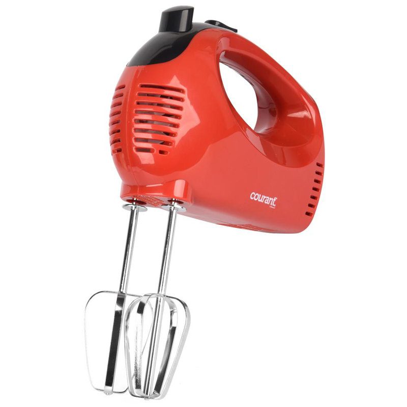 Courant 5 Speed Hand Mixer, Red