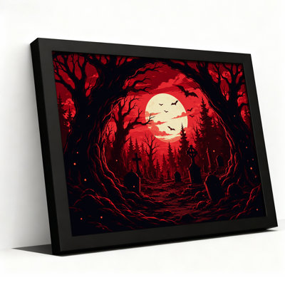 Silhouettes d'art sur toile, "Halloween"
