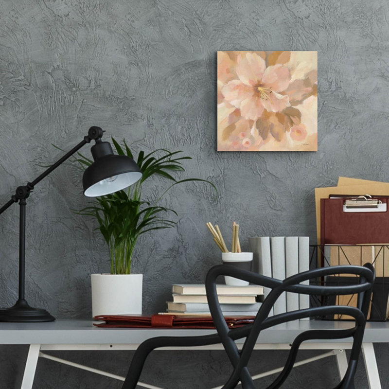 «Sweet Boho Flower 1» par Silvia Vassileva, art mural en verre acrylique, H 12 po x l 12 po x P 0,13 po