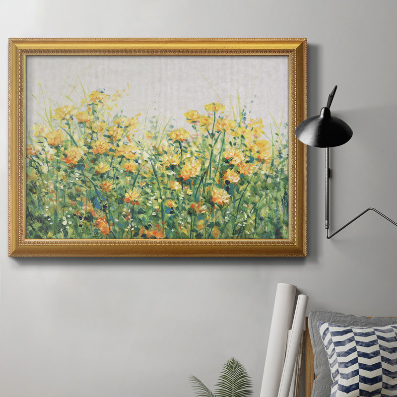 Garden In Bloom III - Peinture sur toile encadrée