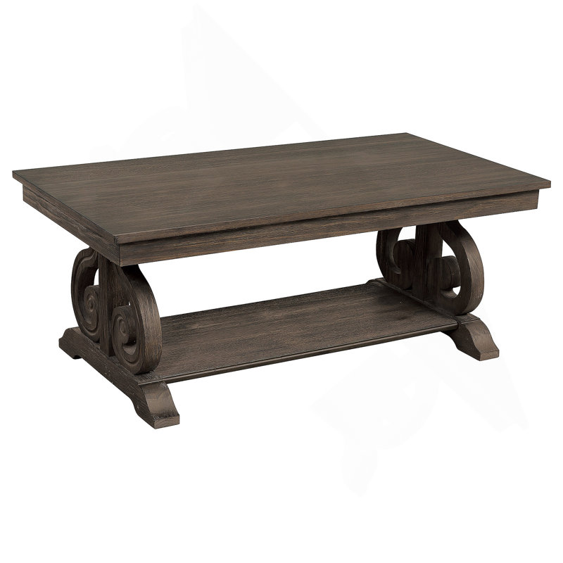Table basse rectangulaire à DEL