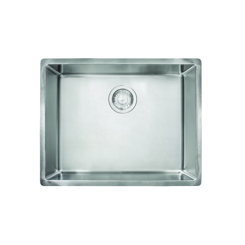 Évier de cuisine encastrable avec crépine à panier l 25 po x l 18 po Cube