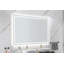 Miroir de salle de bain 84 po x 48 po à DEL avec façade et rétroéclairage, miroir de meuble-lavabo mural avec cadre en aluminium, antibuée, mémoire, 3 couleurs, gradation continue-988542777-988542776