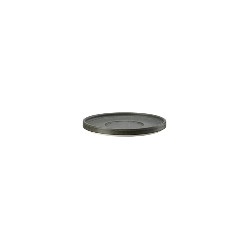 Bloom - Espresso Saucer 5 In Snow, Lava
