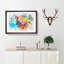 Rainbow Macaw Parrot - Picture Frame Painting Print-56856087-56856086