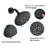 Shower Tub Spout And Valve In Matte Black - 5 Functions & Wall Mounted System With