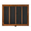 Vitrine à médaillons en bois avec tablettes amovibles H 14 po x l 11,5 po Mallick-93758330