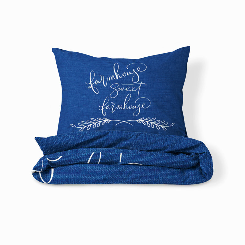  Ensemble de housse de couette Sweet, Housse de couette simple et 2 taies décoratives