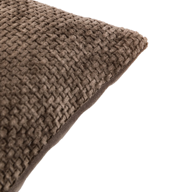 Square Throw Cushion, Brown