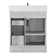 Jillian 30'' Single Bathroom Vanity with Engineered Stone Top