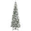 Arbre de Noël artificiel pin enneigé 7,5 pi avec des branches réalistes et 668 pointes