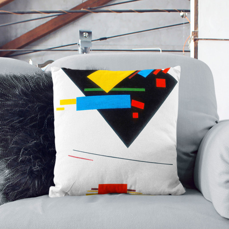 Square Cushion, 55cm H x 55cm W x 20cm D, Stone