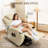 KORSER Power Lift Recliners, Recliner Chair With Heat And Massage For Elderly ,Electric Lift Recliner With Side Pockets And 2 Cup Holders-1898400998