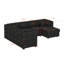 Lit gigogne escamotable avec port de charge USB et deux prises de courant, chaise de rangement et trois oreillers-118010316