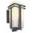 Modena 17.25" 1-Light Black Outdoor Wall Lantern