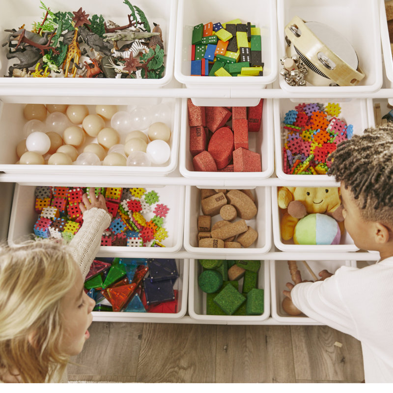 Ecr4kids Toy Storage Tubs ECR4Kids 4-Tier Organizer With 16 Bins - Main Image