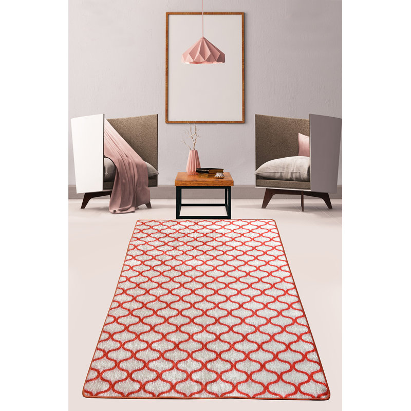 Tapis de qualité supérieure (5,2 x 7,5 pi), 100% polyester, hauteur de velours de 0,2 po | Antibactérien, antidérapant, dessous lavable à la machine | Conception élégante pour le décor du salon et de la chambre à coucher, douce et durable
