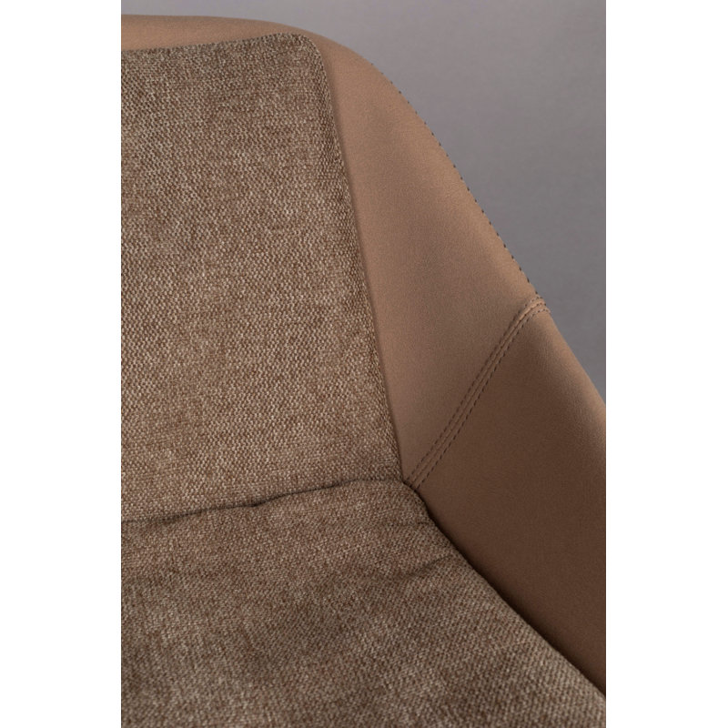 Fauteuils de salle à manger Jolien (2), Beige / brun