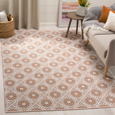 Tapis géométrique tissé à la main Clemence