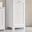 Lyonsdale Wood Cabinet Laundry Hamper with Handles-950118109
