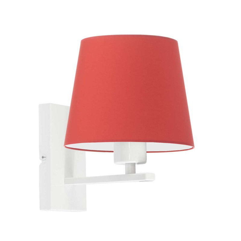 Asawir Armed Sconce, Red, White