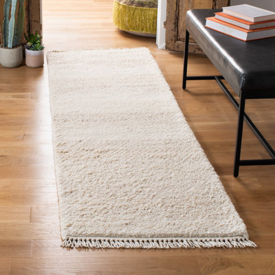 Tapis beige en laine noué à la main Garland Powell