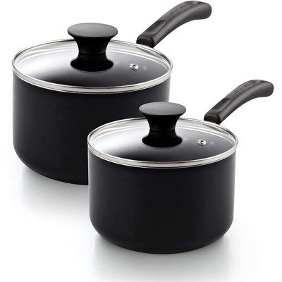Cook N Home Nonstick Sauce Pan Multi-purpose Pot with Glass Lid