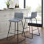 Antenor Bar Stool with Steel Frame