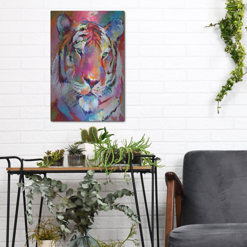 «Tiger 4» par Richard Wallich, H 16 po x l 12 po