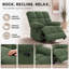 Fauteuil inclinable à bascule contemporain à bascule avec repose-pieds manuel et inclinable pour salon-952664056