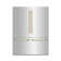ZLINE Autograph Edition 60 in. 32.2 cu. ft. French Door Built-In Bottom Freezer Refrigerator with Water Dispensers and Ice Makers in Satin Stainless Steel