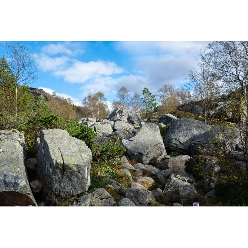 Addiston Rocks And Boulders par - Photographie de toile tendue, H 8 po x l 12 po