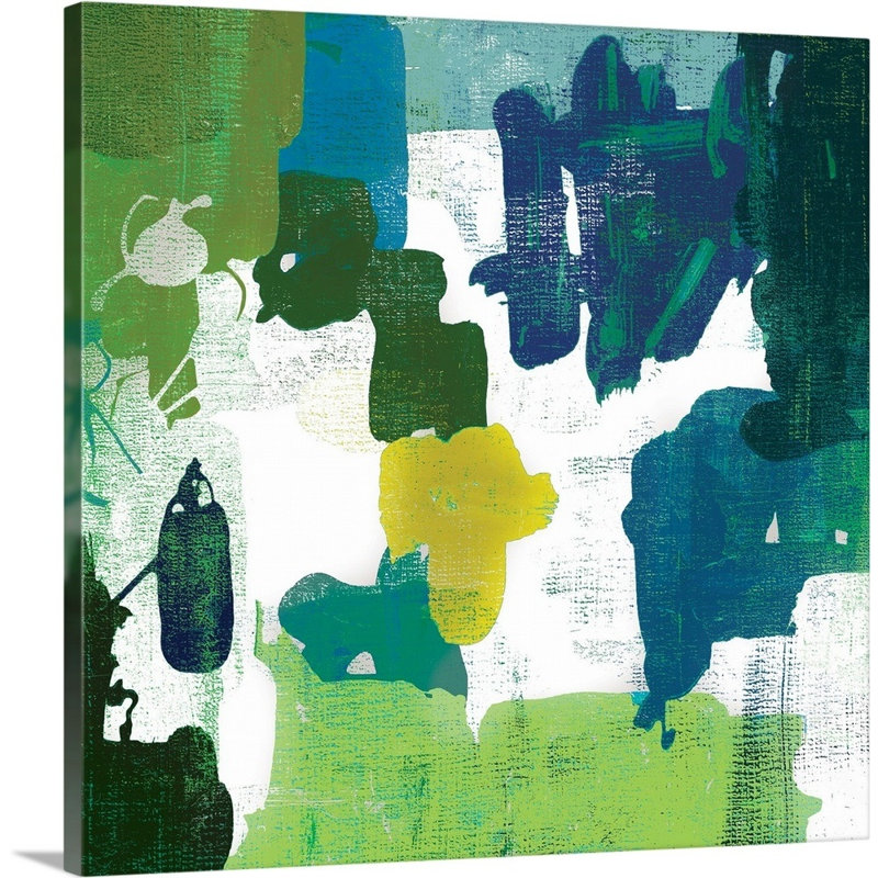 Block Paint I, reproduction d’art sur toile, Toile tendue, H 36 po x l 36 po x P 1,25 po